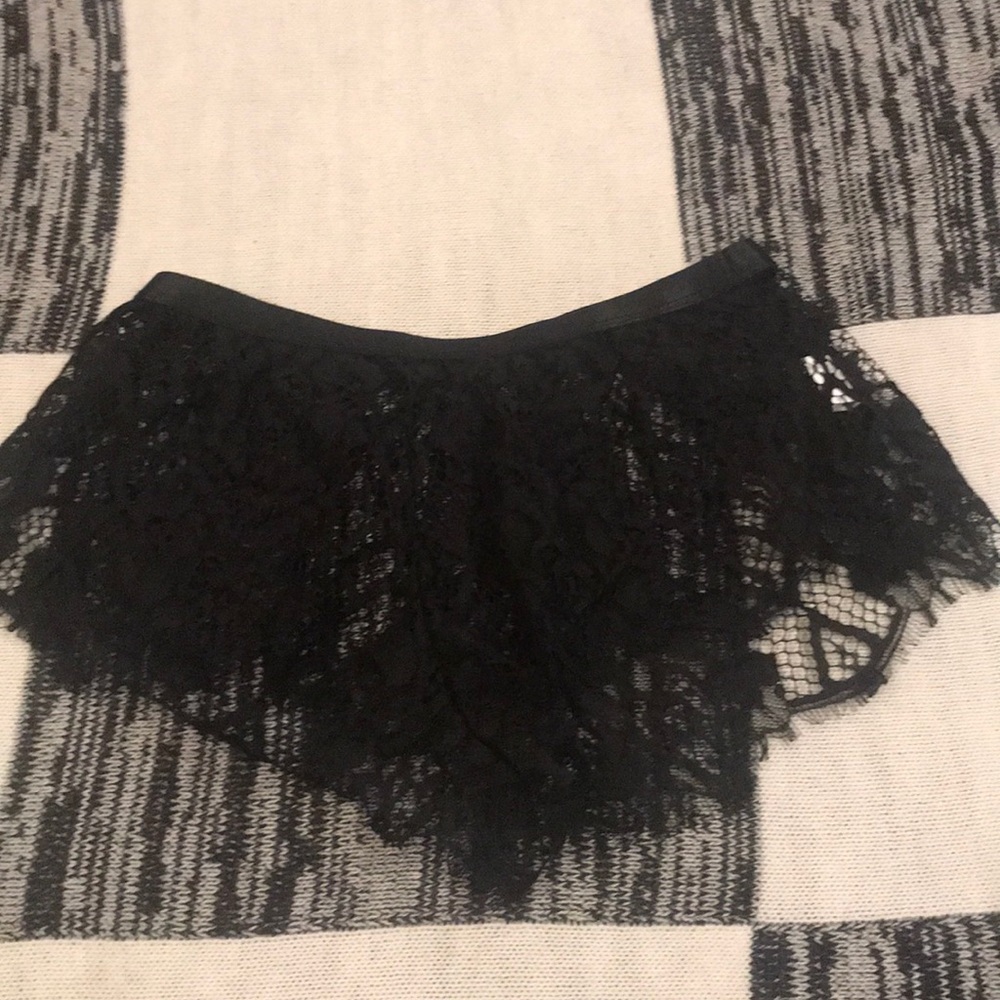 Size ax-small see through shorts